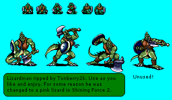 Shining Force 1: The Legacy of Great Intention - Lizardman