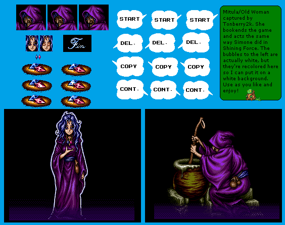 Shining Force 2 - Mitula / Old Woman