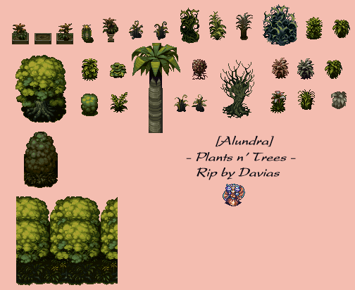 Alundra - Plants & Trees