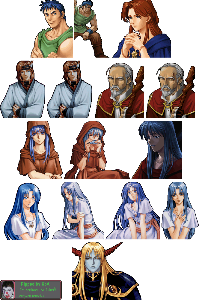 Legacy of Ys: Book I & II - Portraits