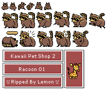 Kawaii Pet Shop Monogatari 2 (JPN) - Raccoon 01