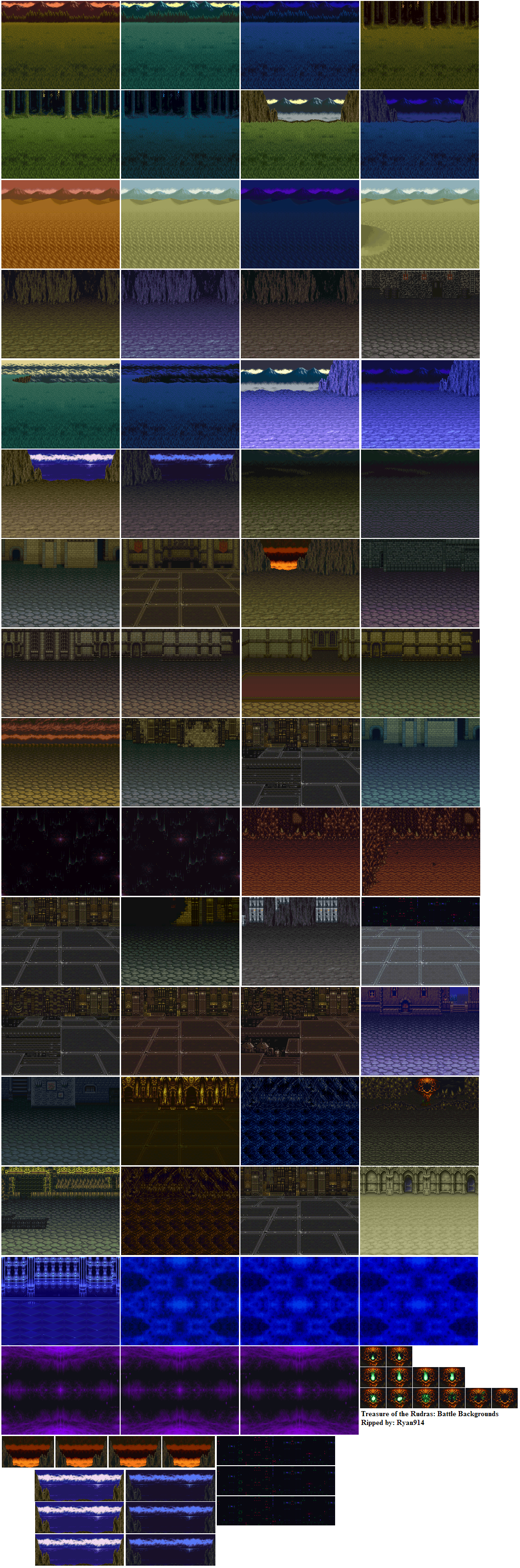 Treasure of the Rudras (JPN) - Battle Backgrounds