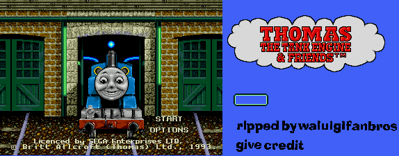 Thomas the Tank Engine and Friends - Title Screen