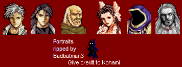 Castlevania: Circle of the Moon - Portraits