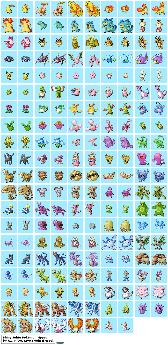 Pokémon (2nd Generation, Shiny)