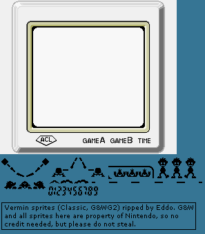Game & Watch Gallery 2 - Vermin (Classic)
