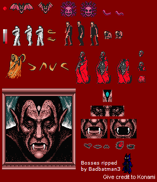 Vampire Killer (MSX2) - Bosses