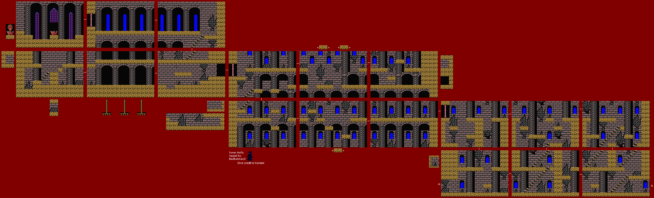 Vampire Killer (MSX2) - Stage 2: Inner Halls