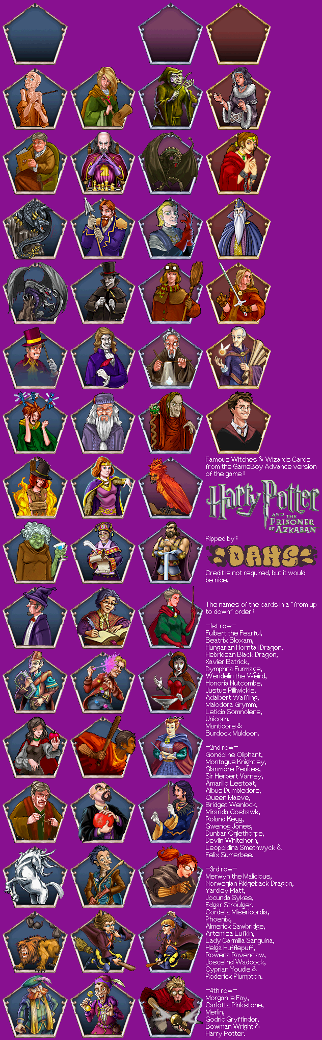 Harry Potter & the Prisoner of Azkaban - Collector's Cards