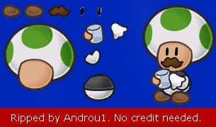 Paper Mario: The Thousand-Year Door - Toad Bartender