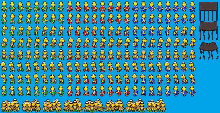 The Spriters Resource Full Sheet View Mario And Luigi Bowsers