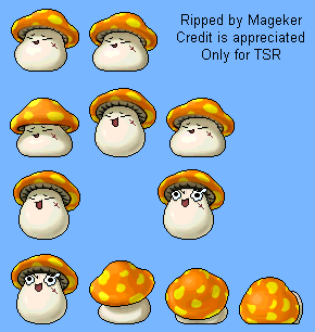 MapleStory - Cynical Orange Mushroom