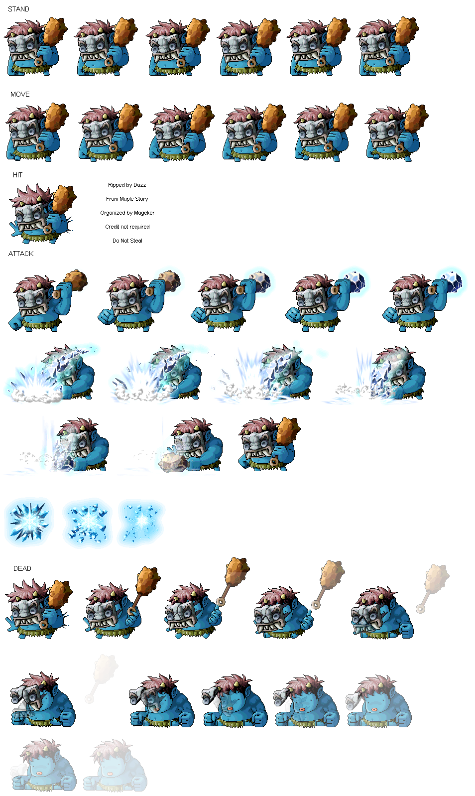 MapleStory - Blue King Goblin