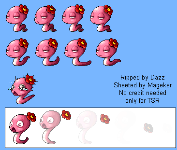 MapleStory - Red Flower Snake