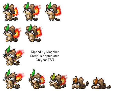 MapleStory - Flaming Raccoon