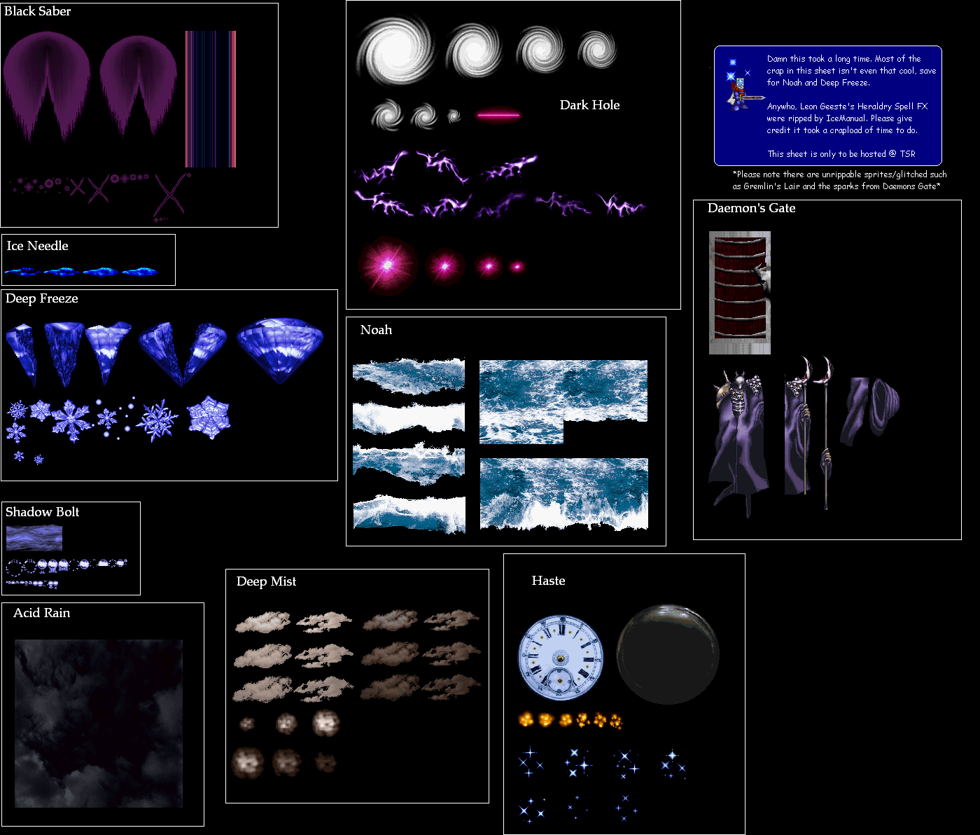 Star Ocean: The Second Story - Leon's Heraldry Spell Effects