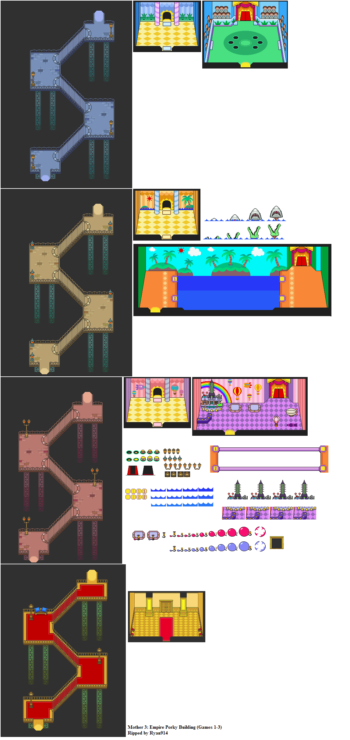 Mother 3 (JPN) - Empire Pork Building (Game Room Levels)