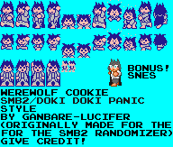 Cookie Run Customs - Werewolf Cookie (SMB2/Doki Doki Panic NES-Style)