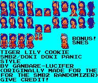Cookie Run Customs - Tiger Lily Cookie (SMB2/Doki Doki Panic NES-Style)