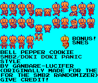 Bell Pepper Cookie (SMB2/Doki Doki Panic NES-Style)
