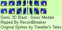 Sonic 3D Blast / Flickies' Island - Sonic Medal