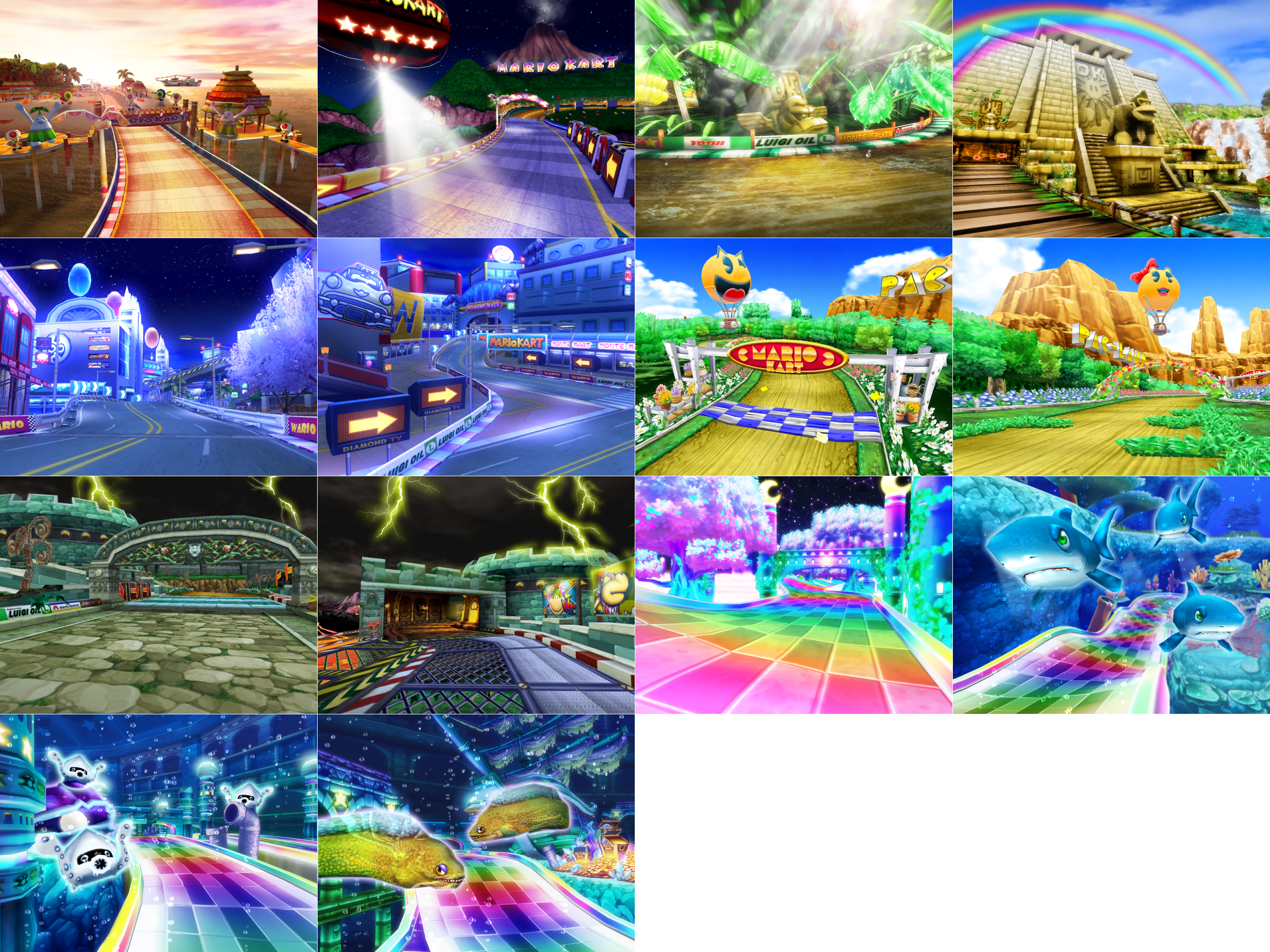 Course Backgrounds (SP Variants)