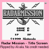 Radar Mission - Title Screen