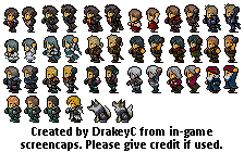 Final Fantasy Series Customs - FFXVI Character Sprites