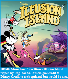 Disney Illusion Island - HOME Menu Icon