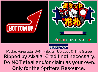 Bottom Up Logo & Title Screen