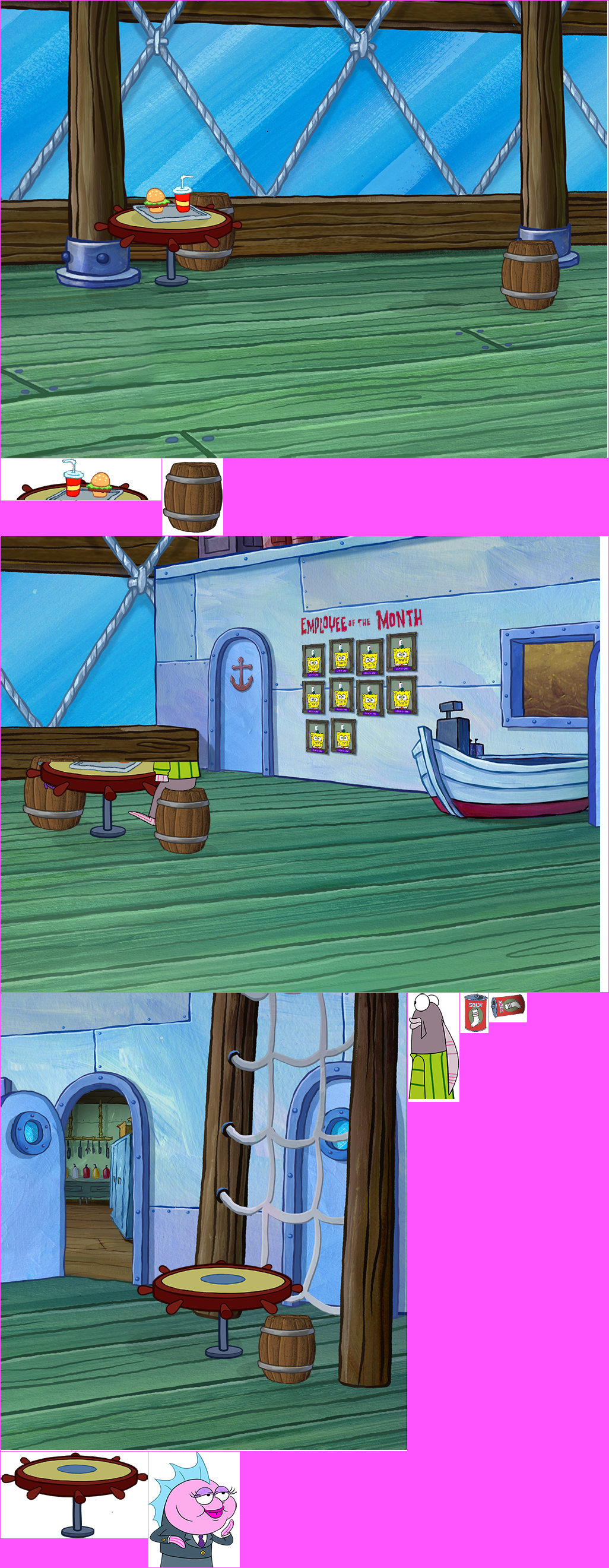 SpongeBob Saves The Day - The Krusty Krab Inside