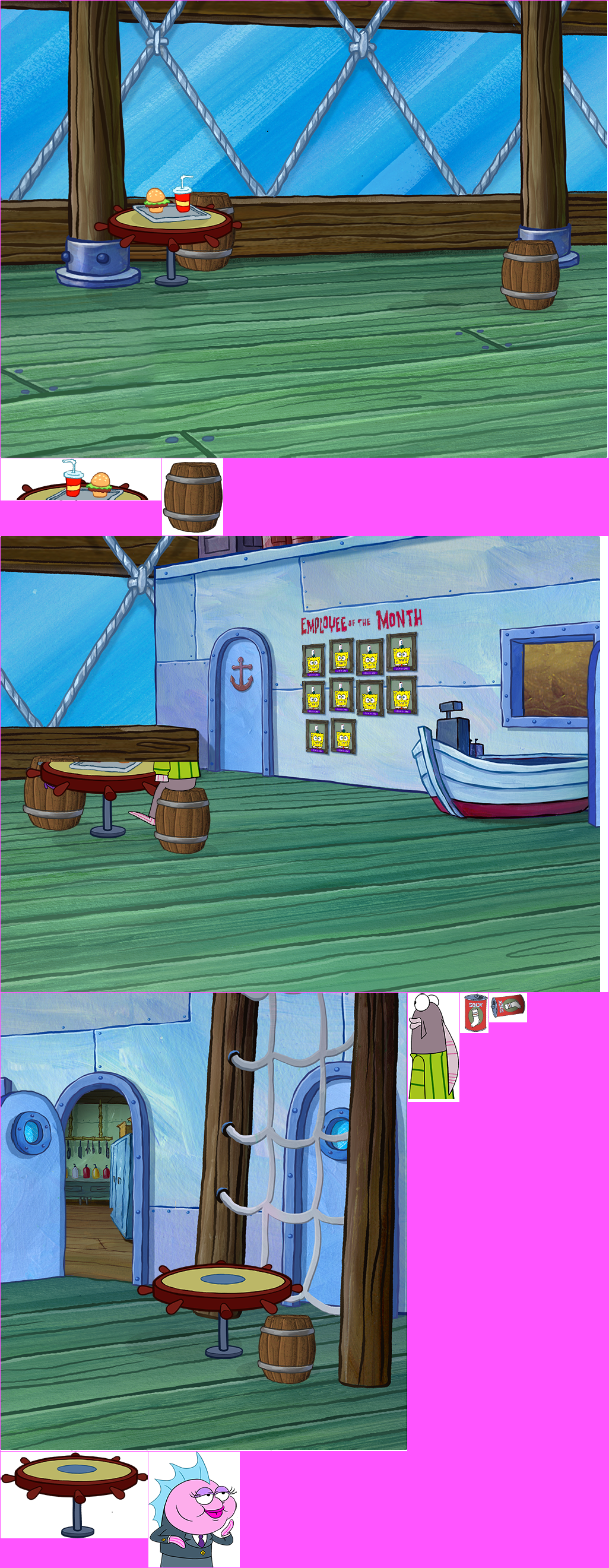 The Krusty Krab Inside