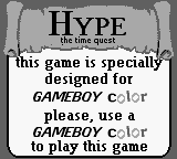 Game Boy Error Message