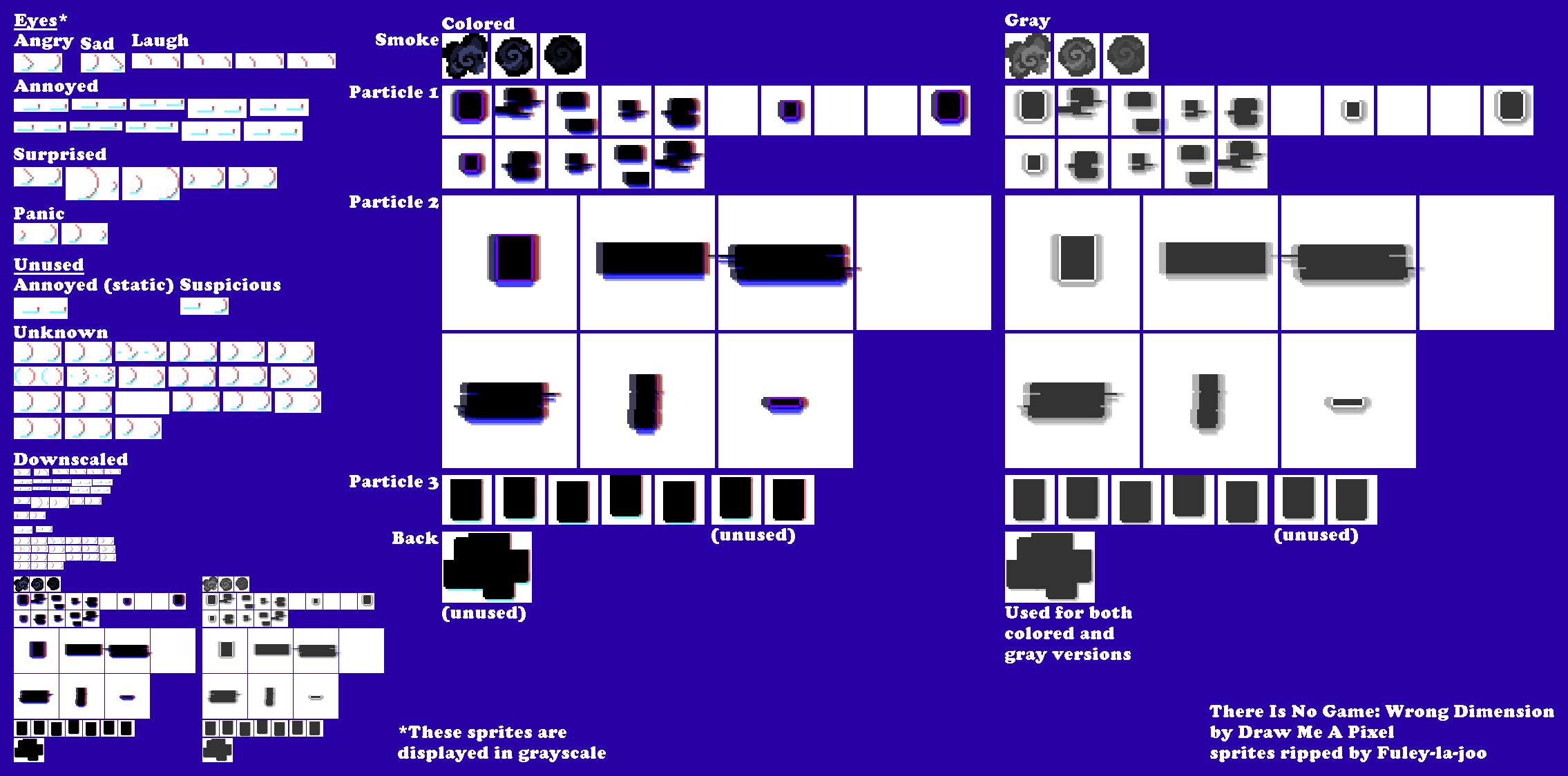 The Spriters Resource - Full Sheet View - There Is No Game: Wrong ...