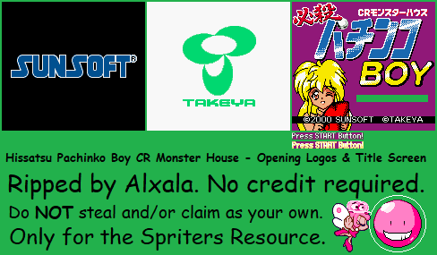 Hissatsu Pachinko Boy CR Monster House (JPN) - Opening Logos & Title Screen