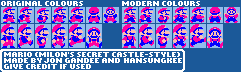 Mario Customs - Mario (Milon's Secret Castle-Style)
