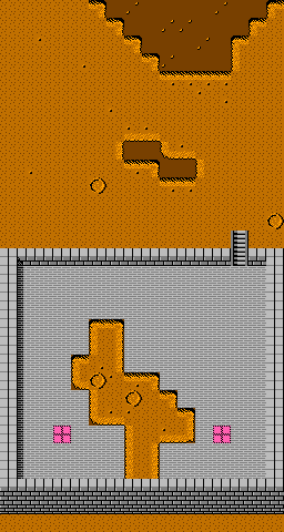 Fire Emblem: Gaiden (JPN) - Map 17 (Dolth's Keep)