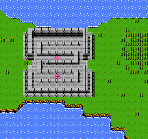 Fire Emblem: Gaiden (JPN) - Map 18 (Duma Gate)