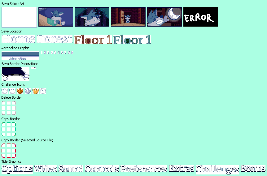 Menu Screens