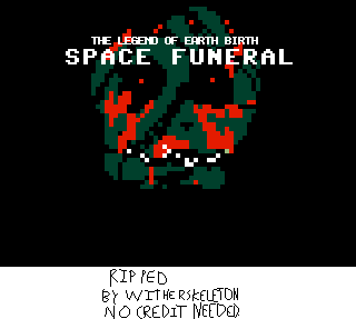 Space Funeral: Earth Birth - Title Screen
