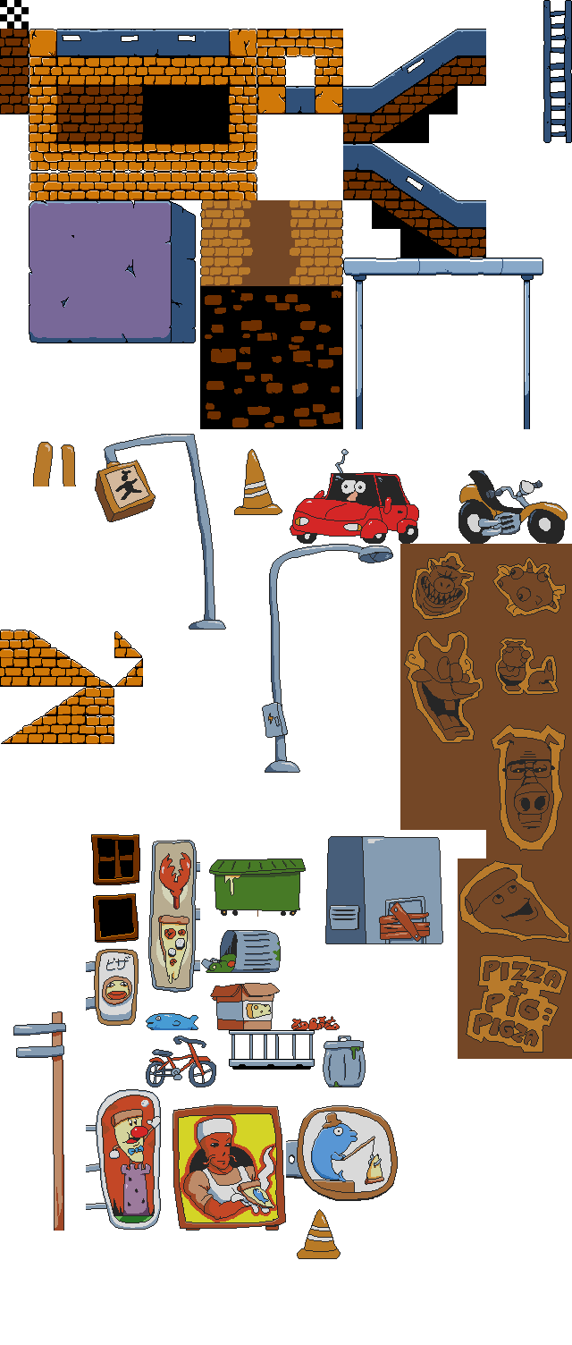 The Pig City Tileset