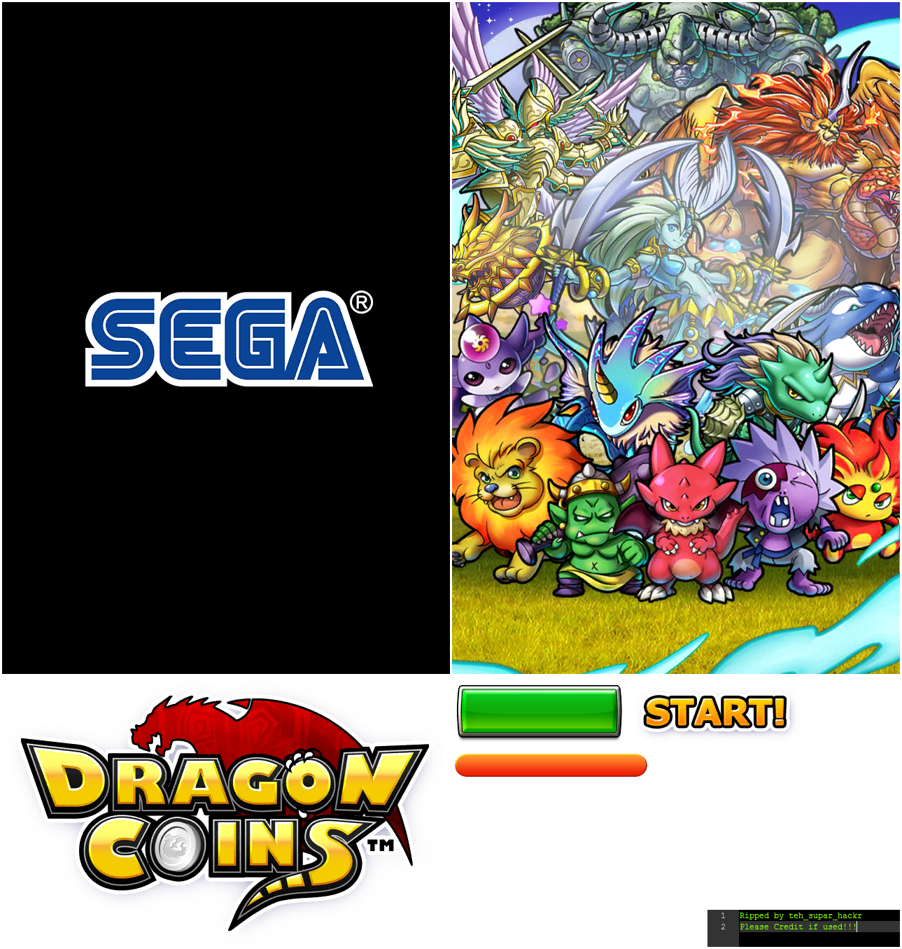 Dragon Coins - Title Screen