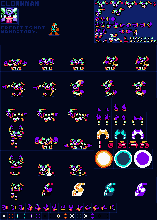 Mega Man Customs - Clown Man (8-Bit)