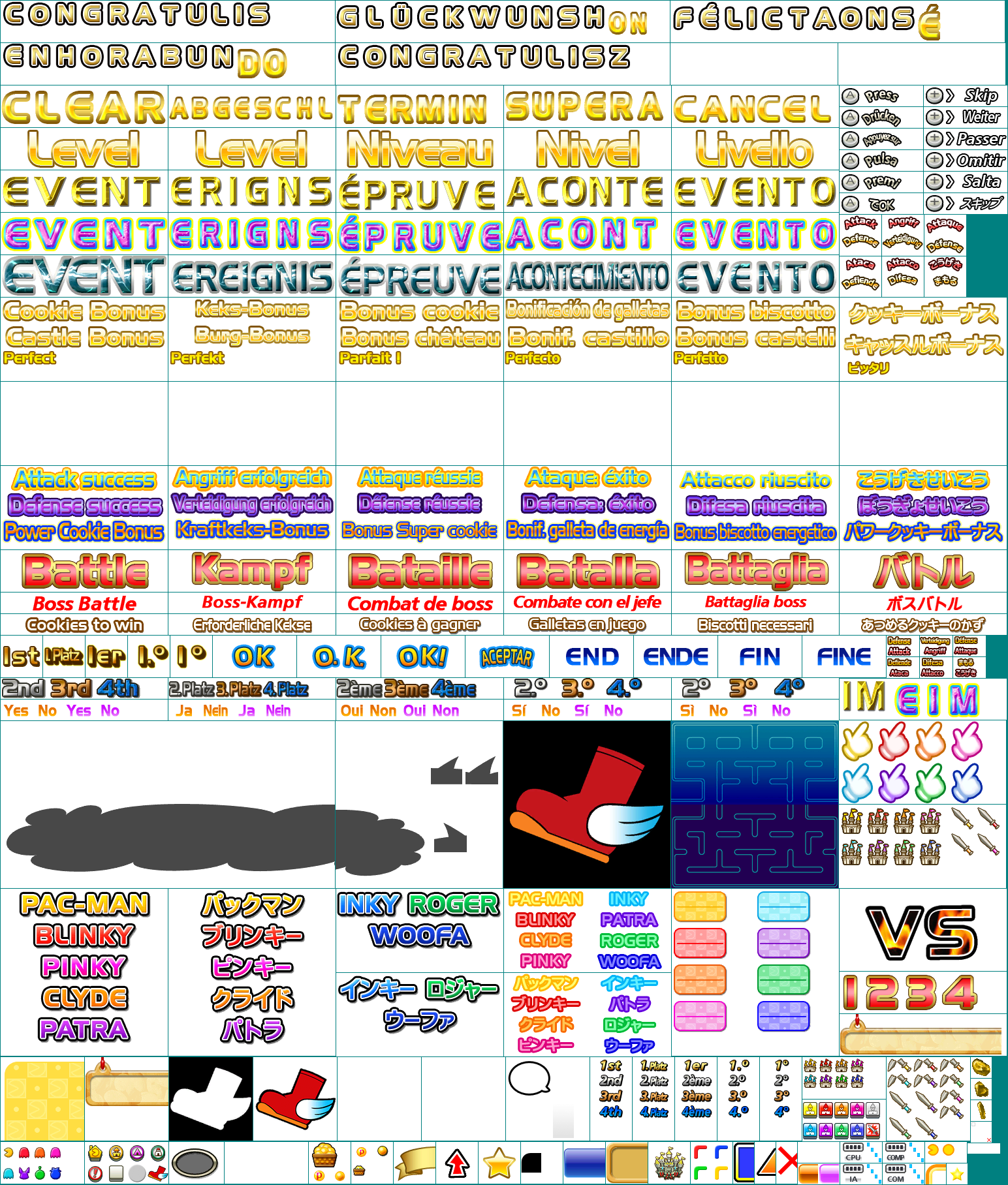 Pac-Man Party - Gameplay Graphics