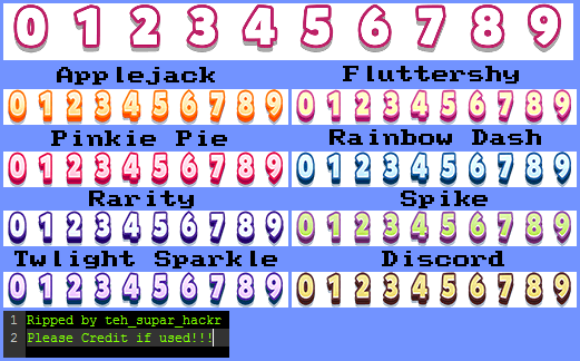 My Little Pony Puzzle Party - Numbers
