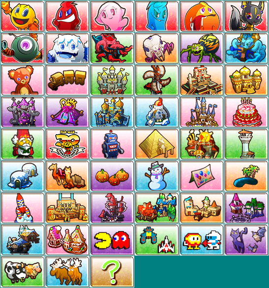 Pac-Man Party - Rewards (List)