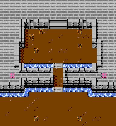 Fire Emblem: Gaiden (JPN) - Map 24 (Rigel Castle)