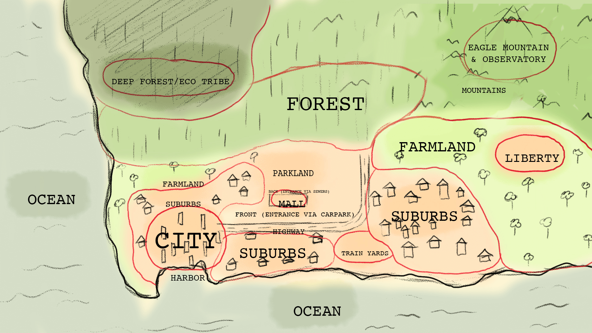 Map of the City