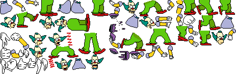 The Simpsons Arcade (Java) - Krusty the Clown