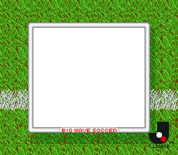 J-League Big Wave Soccer (JPN) - Super Game Boy Border